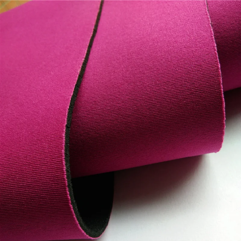 

4 yards Environmentally friendly polyester composite neoprene fabric , polyester laminating cloth composite neoprene wholesale