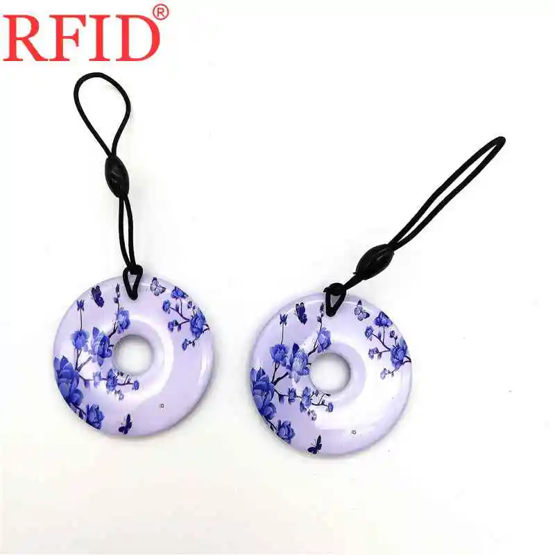 ID 125KHZ T5577 Rewritable Writable Keyfob Keys RFID Cartoon Waterproof Token Tag Keychain Access Control Card Fast Shipping 1