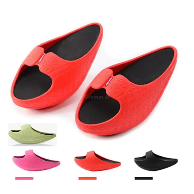 2024 Women's Swing Shoes Lose Weight Slippers Fashion Fitness Body Building Leg Slimming Summer Slides Sports and Fitness Shoes