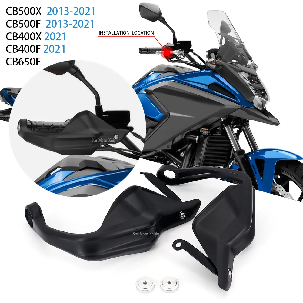 For Honda CB500X CB500F CB400X CB400F CB650F Motorcycle Handguard Shield Hand Guard Protector Windshield CB 500 X 2013 - 2021