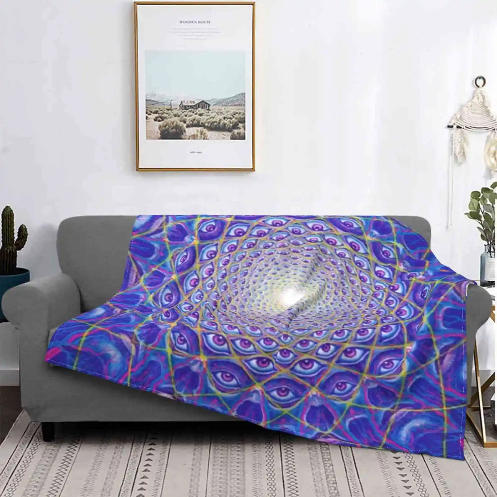 Best Seller Art Visionary Blanket Soft Warm Travel Portable Blanket Tool Alex Grey Tool Stuff Tool Best Selling Tool Art Tool