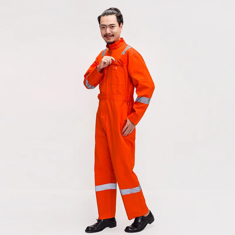 Homens Mulher Oi Vis Trabalho Geral Uniforme De Trabalho Primavera Reflexivo Coverall Soldagem Terno Reparação Do Carro Oficina Mecânico Trabalho Vestuário