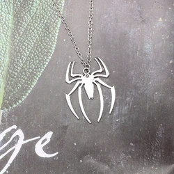 DIY Retro Spider Necklace For Men Women Male Steampunk Insect Vintage Ancient Pendant Necklaces Unisex Jewelry Gifts 2019