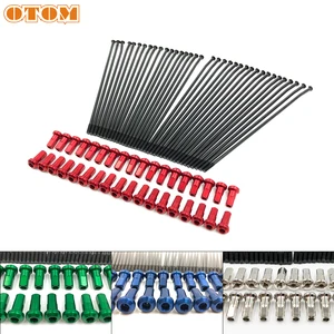 طقم OTOM-Spoke لهوندا ، الفولاذ المقاوم للصدأ ، أغطية سبائك الألومنيوم ، حلمات العجلات ، متعدد الألوان ، 21 أعلى 8 مبيعات مستعملة 18 رينيس - رقم 7