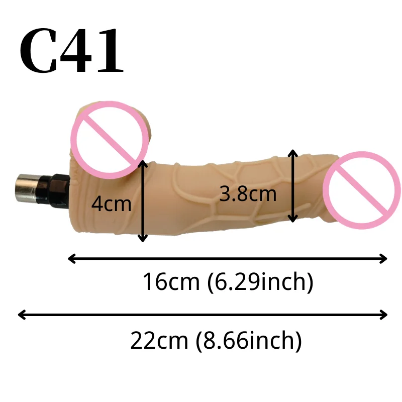Fredorch 19 Types Flesh-colored Sex Machine Attachment Dildo 3XLR Sex Love Machine Penis Accessories For Women Sex Product Dildo view 2