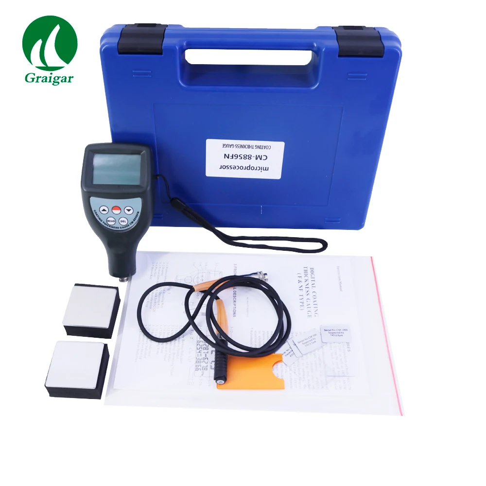 CM8856FN Paint Coating Thickness Gauge Tester Probe Aluminum And Iron Substrates (F/NF)1250um For Car