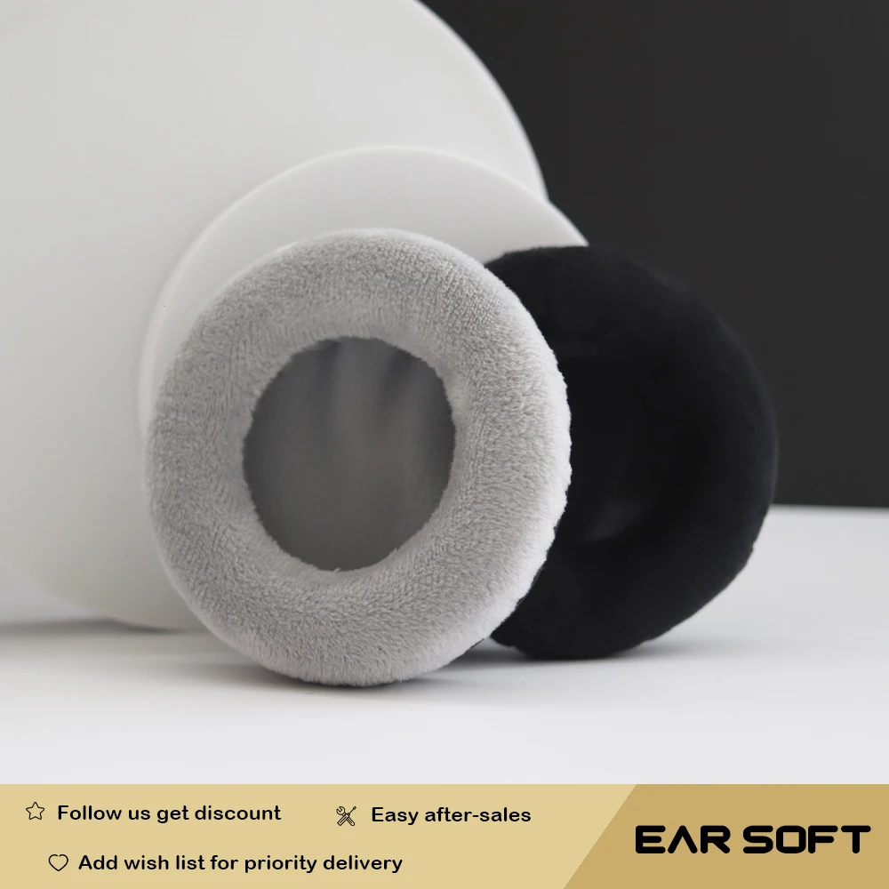 

Earsoft Replacement Cushions for Sony DR-BT101 Headphones Cushion Velvet Ear Pads Headset Cover Earmuff Sleeve