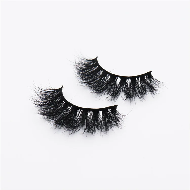 Hot Selling Mink Hair Dense Comfortable Cross-Section Handmade A Pair of False Eyelashes KNG-40 Makeup Cosmetic Gift for Women