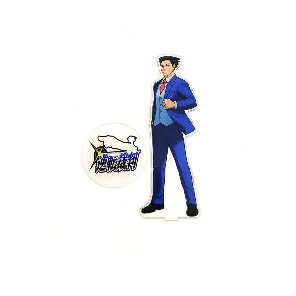 Gyakuten Saiban Phoenix Wright Naruhodo Ryuichi acrylic stand figure model plate holder cake topper anime