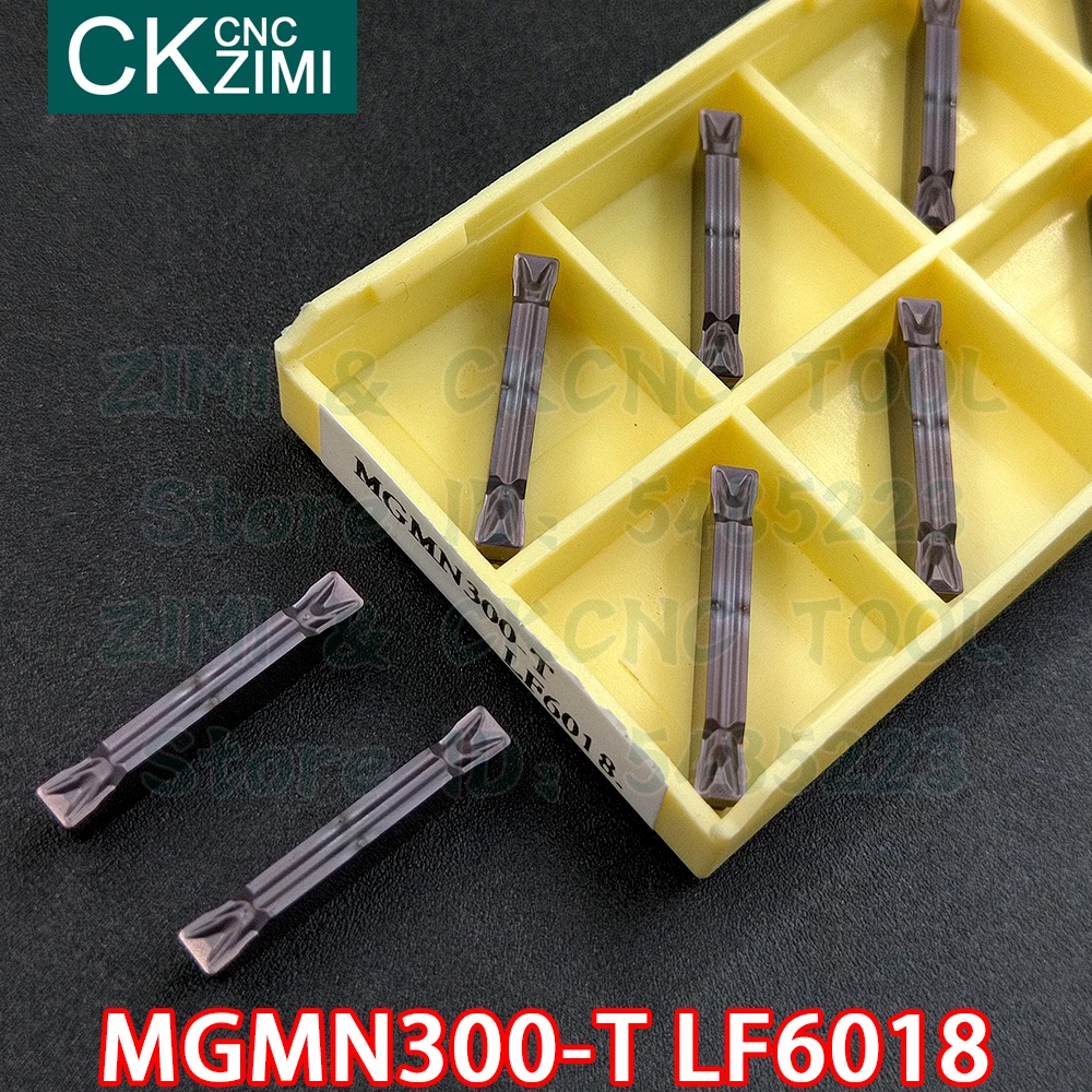 MGMN300-T LF6018 MGMN 300 T LF6018 3 مللي متر كربيد إدراج قطع الحز إدراج أدوات مخرطة معدنية باستخدام الحاسب الآلي أدوات لالفولاذ المقاوم للصدأ