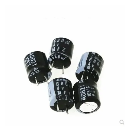 

500pcs 4V 680UF 680UF 4V electrolytic capacitor 8X9 best quality New origina