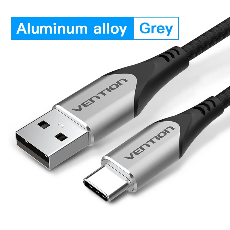 Vention USB Typ-C Kabel für Samsung Poco S21 3A Schnellladung USB-C Ladekabel Datenkabel für Xiaomi Redmi Note 8 Typ-C Kabel