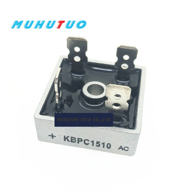 2 Buah KBPC1510 KBPC2510 KBPC3510 KBPC5010 Jembatan Penyearah Fase Tunggal