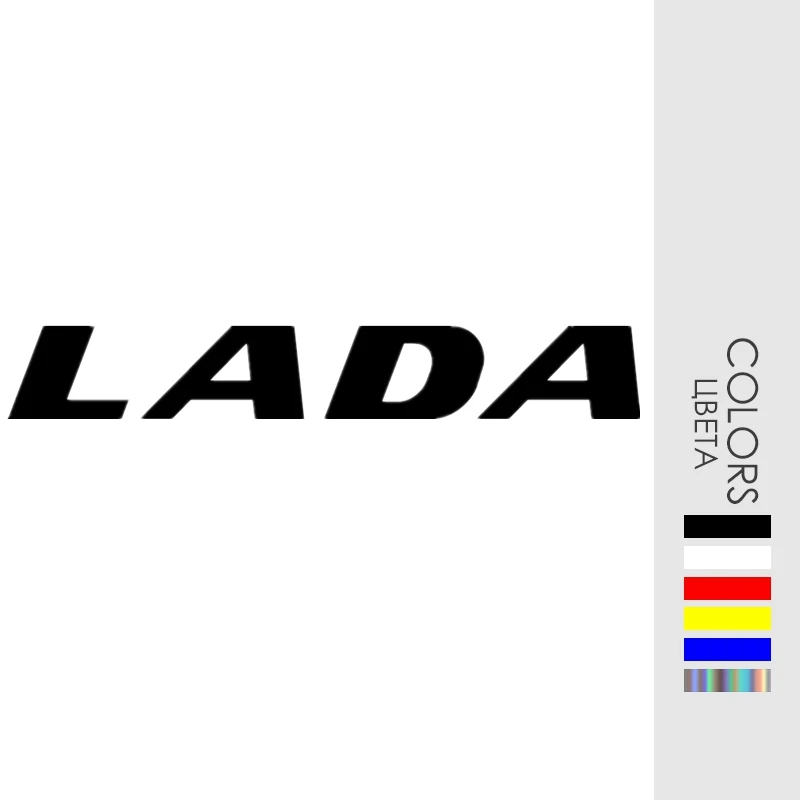 CK20935# Vinyl Decal LADA Car Sticker Waterproof Auto Decors for Lada Vaz Niva on Bumper Rear Window