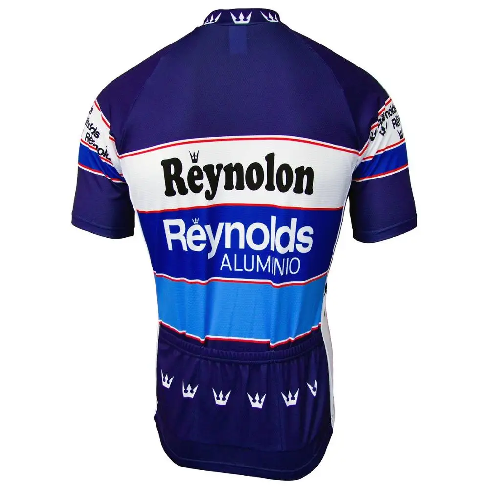 Reynolds Retro Classical Man New Short Sleeves Cycling Jersey OSCROLLING