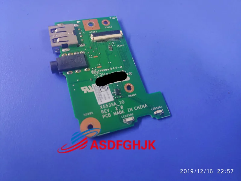 Para ASUS X503S X553S X553 X553SA IO Audio USB Board 100% Perfect Work
