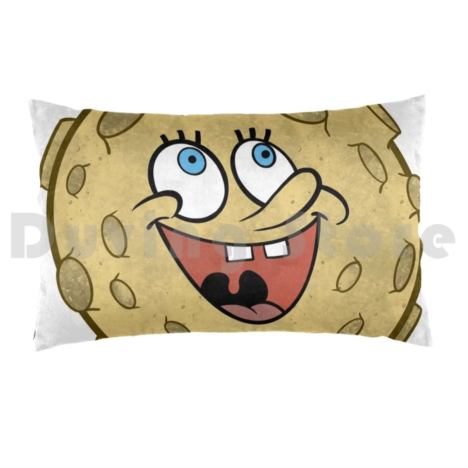 Spongeface Moonpants Pillow Case Printed 35x50 Sponge Squarepants Square