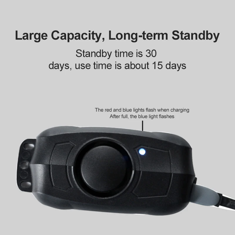 Security Alarm 150dB Wireless Anti-Theft Vibration Wireless Motorcycle Bicycle Waterproof Security Alarm With Remote Control