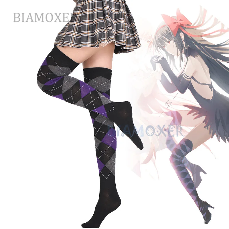 

Puella Magi Madoka Magica Homura Akemi Cosplay Socks tights Costume