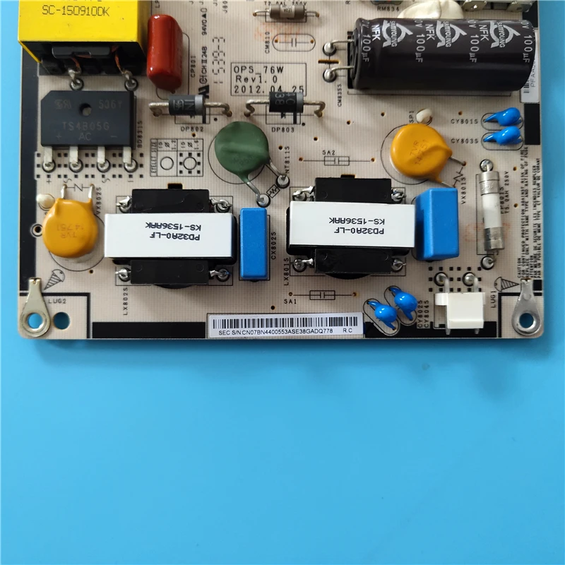 جيد اختبار BN44-00553A امدادات الطاقة مجلس LH40DECPLBA/ZA LH40PECPLBA/ZA LH55PHFPMGC/CI LH65EDDPLGC/ZA OPS-76W SU10054-12024
