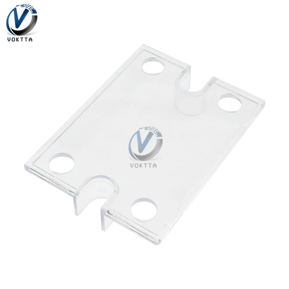 SSR Solid State Relay Plastic Cover Transparent Protection for Solid State Relay Front Cover Stand Suitable for SSR Protection