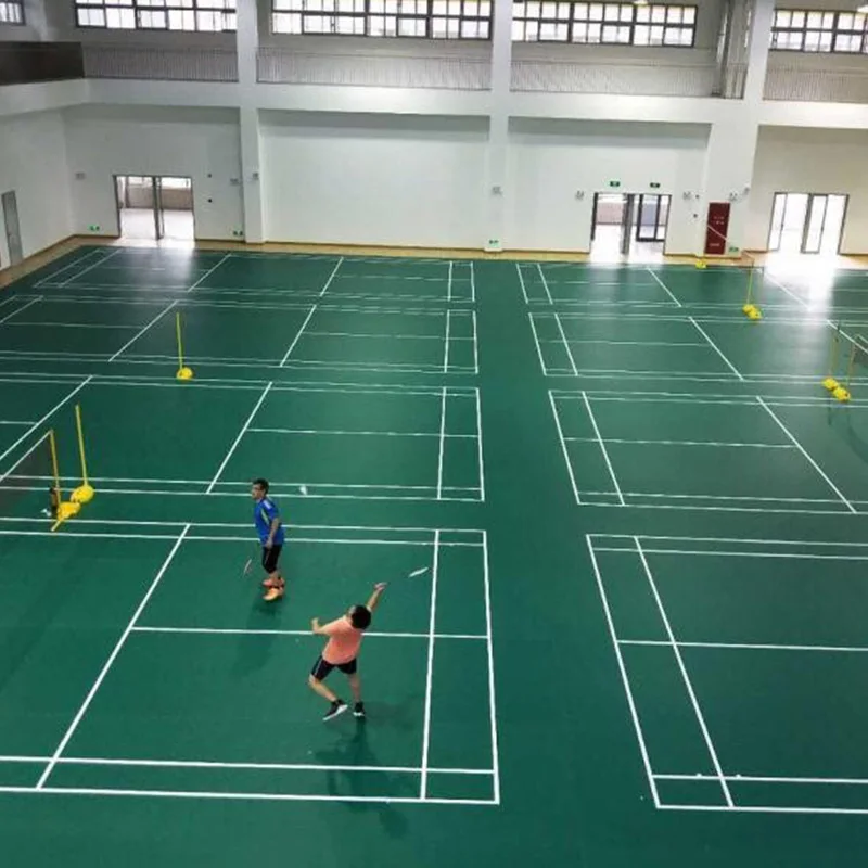 Beable Standard Sizes And New Type Flower Inner Floor For Badminton Court Portable Vinyl Carpet