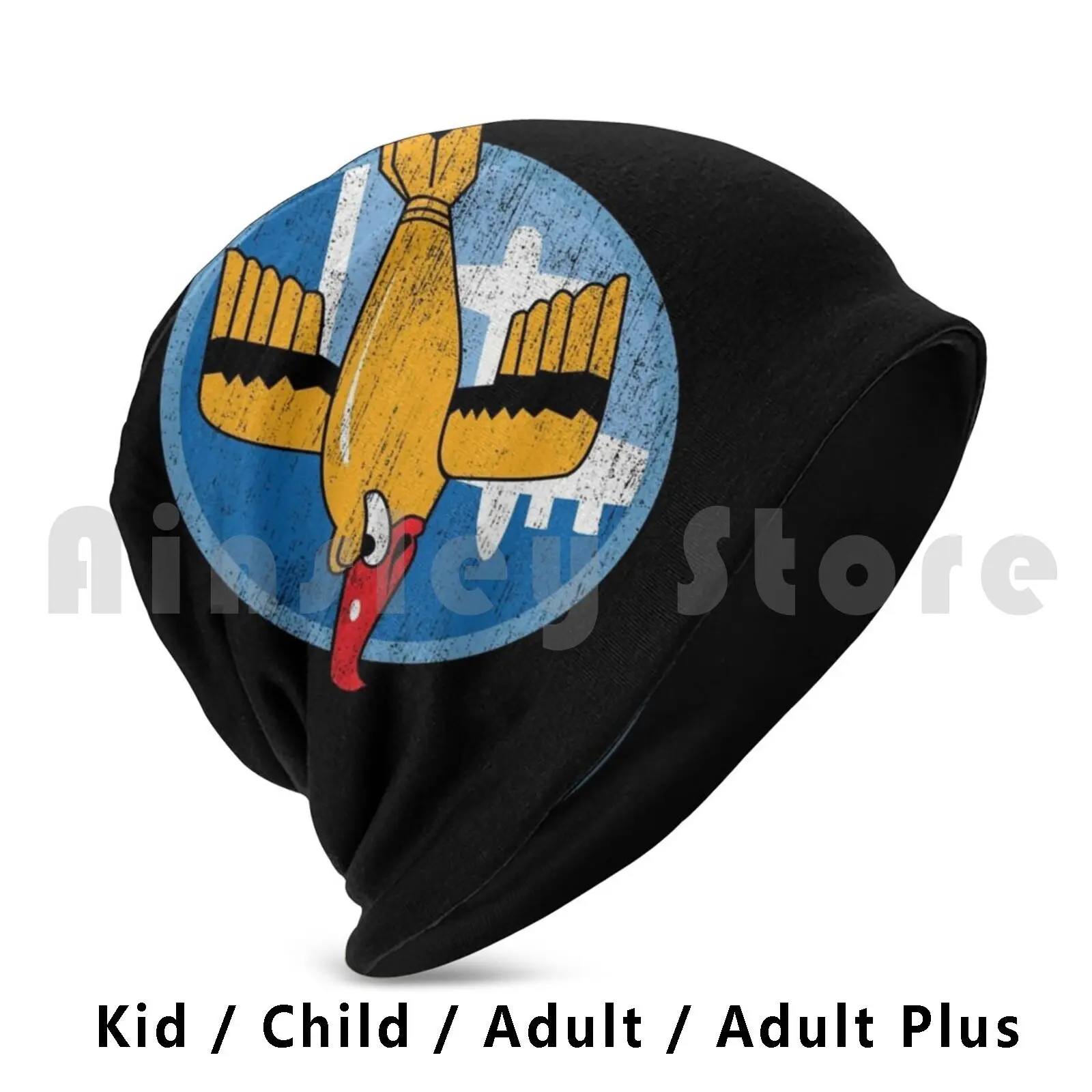 Ww2 91st Squadron Flying Fortress Soaring Bird Patch Shirt Gear Beanies Pullover Cap Comfortable Military