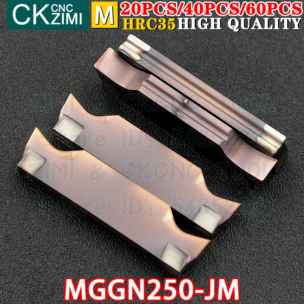 MGGN250-JM lf6018 mggn 250 jm lf6018 2.5mm carboneto inserção de corte sulco inserções ferramenta cnc torno de metal para aço inoxidável