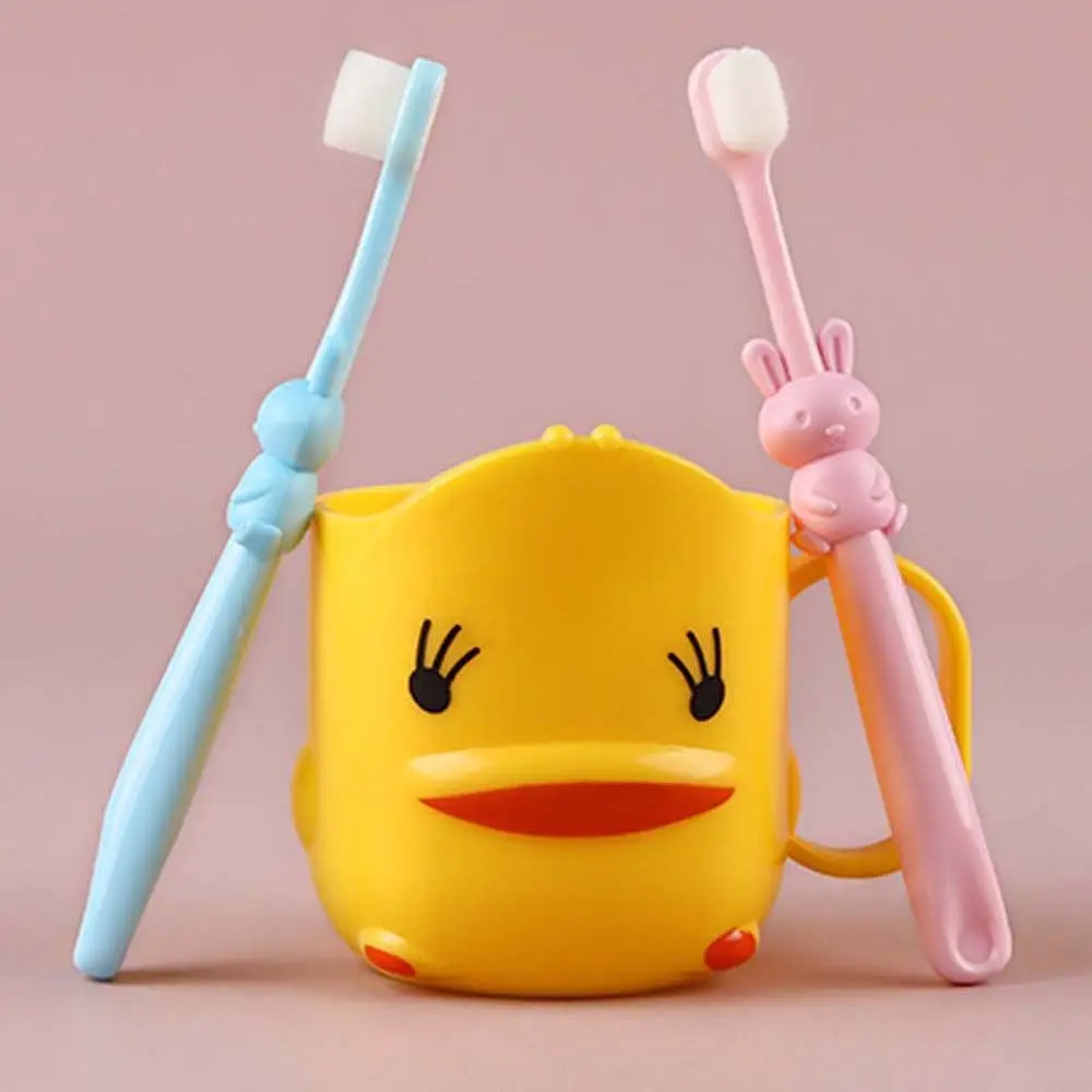 Kids Micro Nano Toothbrush Extra Soft Elephant Rabbit Cartoon Design Ultra Fine Soft Bristles Kid Toothbrush Baby Oral Care Tool