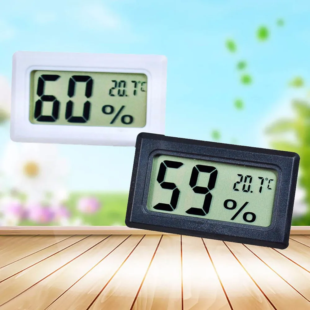 Mini Digital LCD Display Indoor Temperature Humidity Meter Thermometer Hygrometer