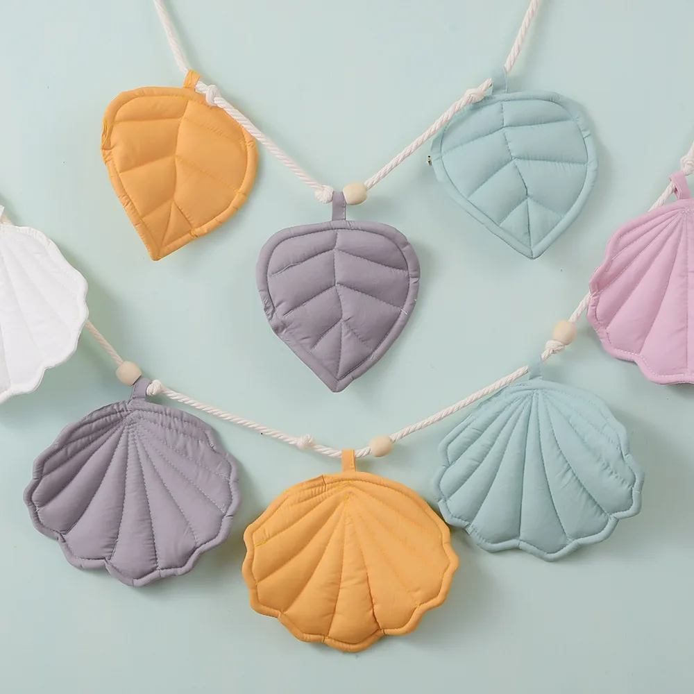 Creative Shell Wall Hanging Baby Room Decor Ins Fashion Colorful Children's Room Wall Decoration Mosquito Net Photography Props