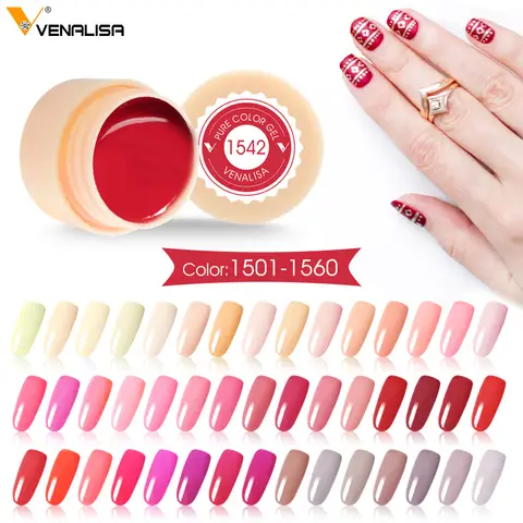 Bilashmart Venalisa Painting Gel 5ml CANNI Nude Red Hot Nail Art High Quality Salon Manicure Color UV LED Line Drawing Painting UV Gel