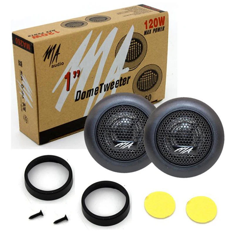 120W Super Power Loud Speaker Tweeter Speakers for Car Stereo Car Audio Dia 48mm