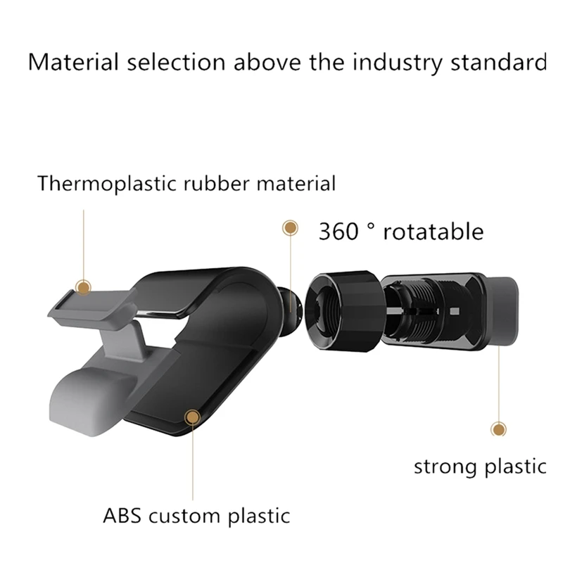 2020 New Gravity Clip Car Phone Holder For iPhone 12 Max 11 Pro SE 2020 XR 8 360 Rotatable Car Bracket Dashboard GPS Phone Stand