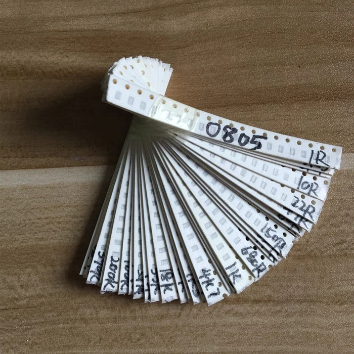 2000 stücke/lot 0805 SMD Widerstand Kit Assorted Kit 1ohm-1M ohm 5% 80valuesX 25 stücke = 2000 stücke probe Kit