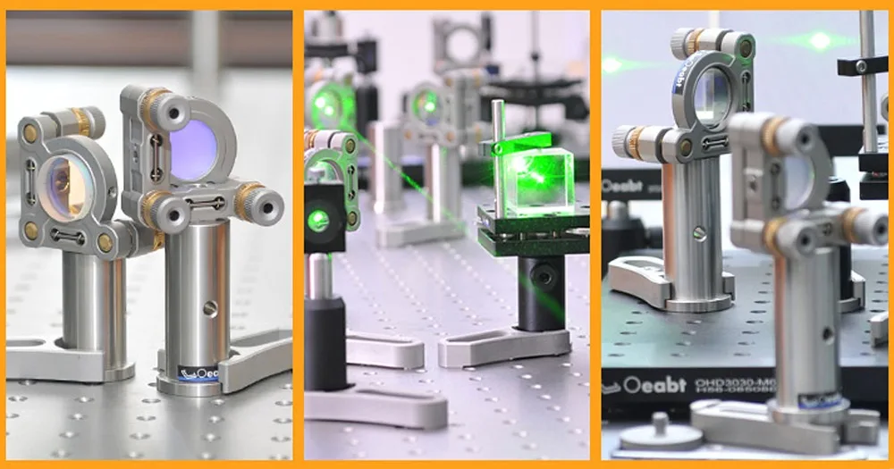 Oeabt M-BASE-C Optical Stainless Steel Fork Press Plate Breadboard Fixing Element Precision Experiment Base