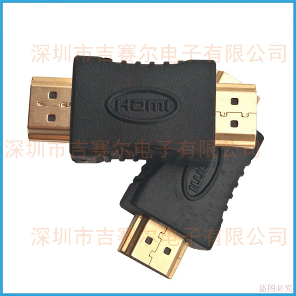 Gold-plated HDMI- compatible to HDTV male to Male Coupler Connectors EXtender Adapter Converter For HDTV Laptop Projector