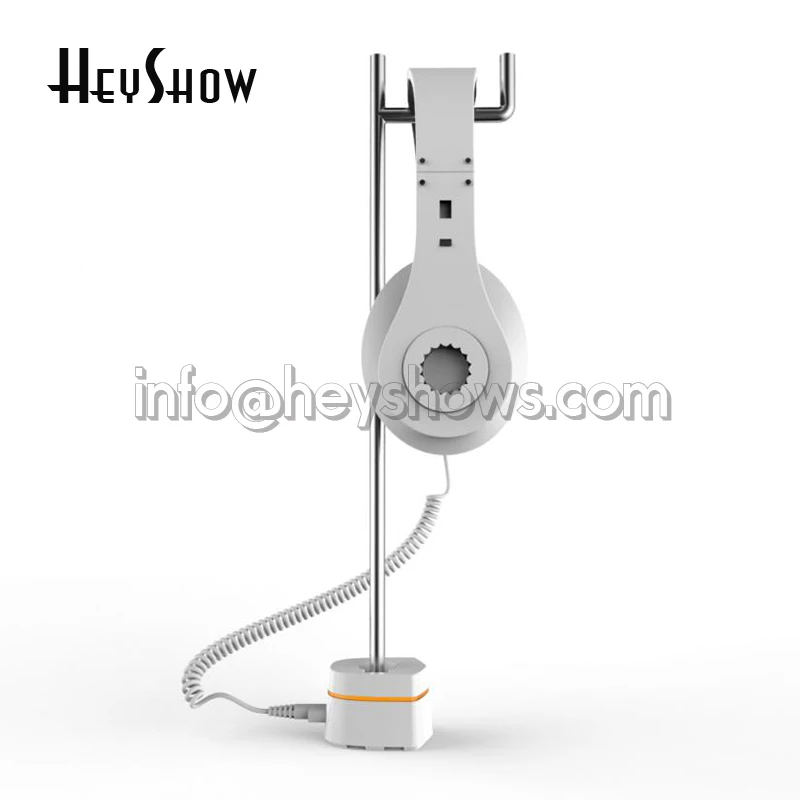 Anti Theft Headset Security Stand, Earphone Holder, Burglar Alarm, Earpiece Display, Bracket with Bluetooth Remote