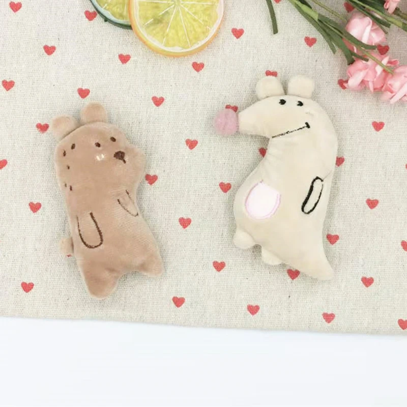 6Pcs/Lot DIY Handmade Cute cartoon dolls Appliques For Clothes Bag Scarf Decoration And Hair Clip Accessories backside opened