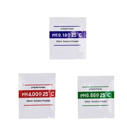 3Pcs PH Calibration Buffer Solution Powder Precise and Easy PH Calibration PH Calibration Powder Solution 6.86,4.00,9.18