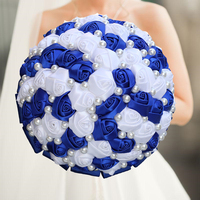 1pc/lot Royal Blue  Wedding Bouquet Rose Bride Bouquet