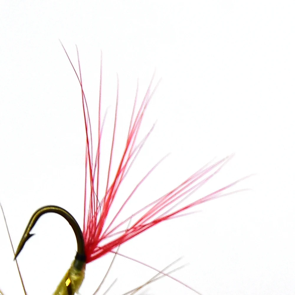 Moscas secas May Brown MNFT – Alas amarillas para trucha #12 - imagen 2