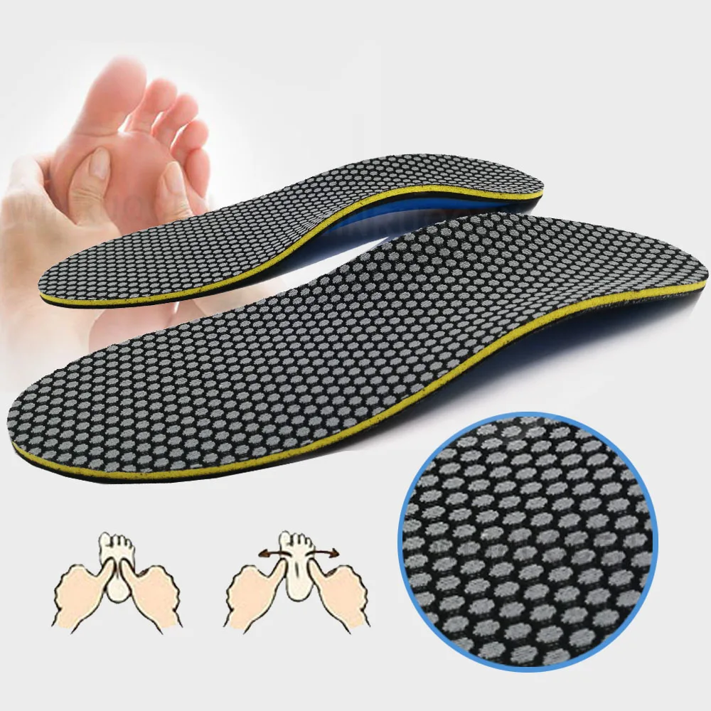 EVA Orthopedic Insoles Orthotics Flat Foot Health Sole Pad For Shoes Insert Arch Support Pad For Plantar Fasciitis Men Woman