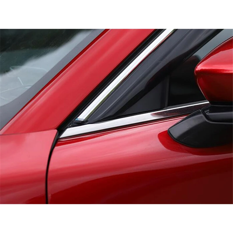 For 6PCS Mazda CX-30 Car Window Visor Windows Side Waterproof Decoration Shield Exterior Accessories Body Kit CX30 2020 2021