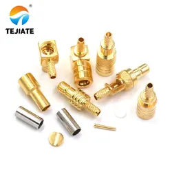 1PCS SMB Connector SMB-K/KW/J/JW-1.5 Bent Male/Female Header Press Welding RG316 Feeder Adapter