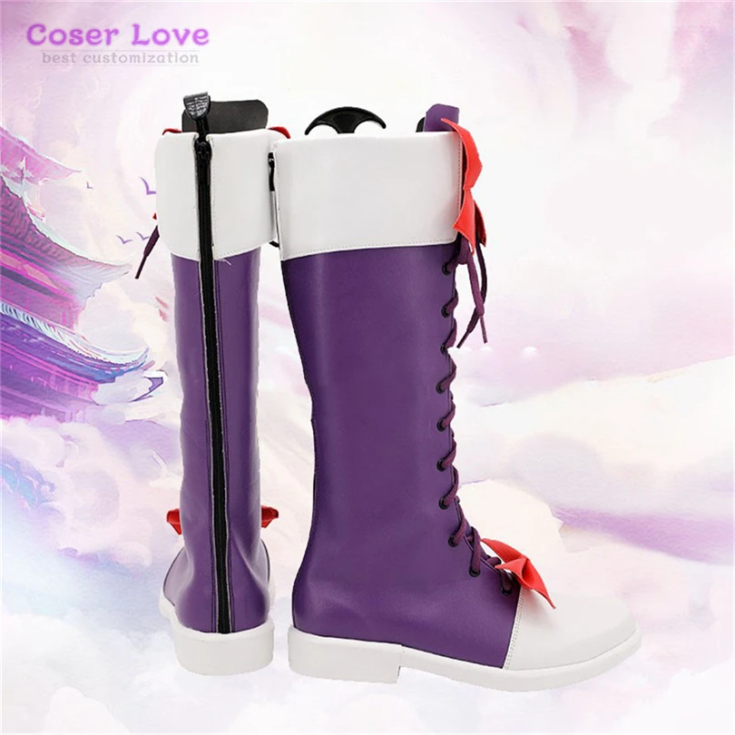 الشاهقة الغزو Tenkuu Shinpan خادمة ملثمين رجل تأثيري أحذية أحذية عيد الهالوين