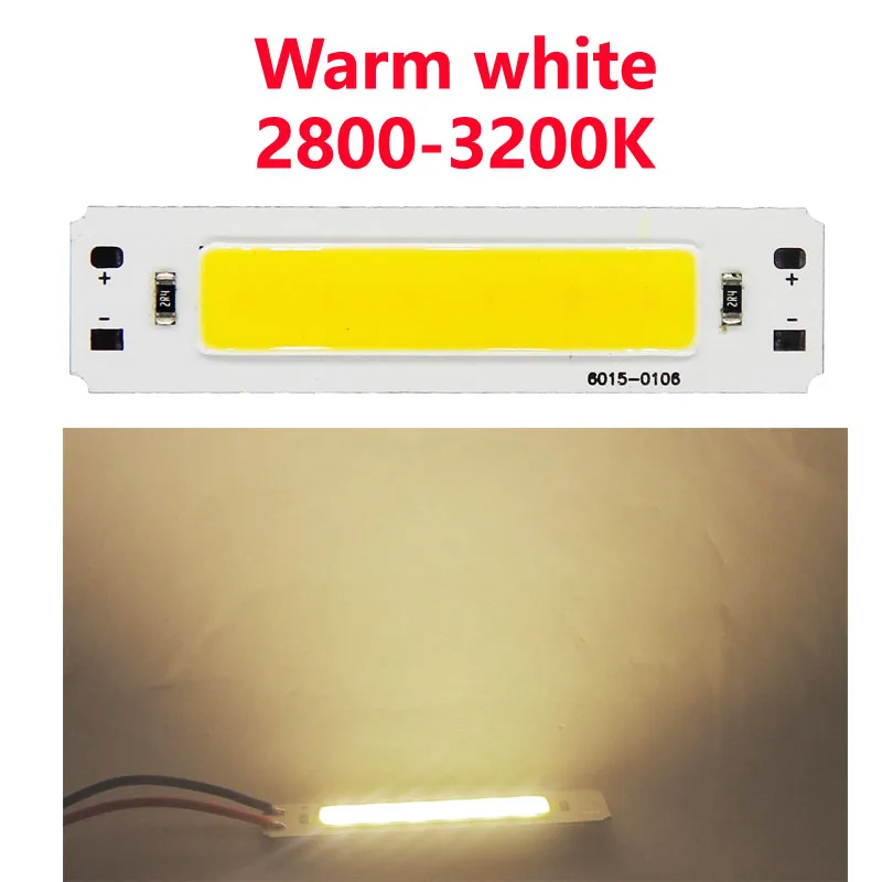 SUMBULBS 5V entrée cob led ampoule bande source de lumière pour bricolage USB led éclairage 2W 60*15