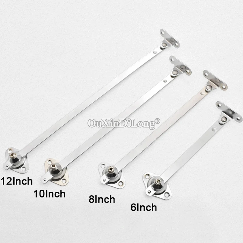 BRAND NEW 2PCS Metal Kitchen Cabinet Hinges Cupboard Cabinet Doors Close Lift Up Stay Support Rod Furniture Hinges