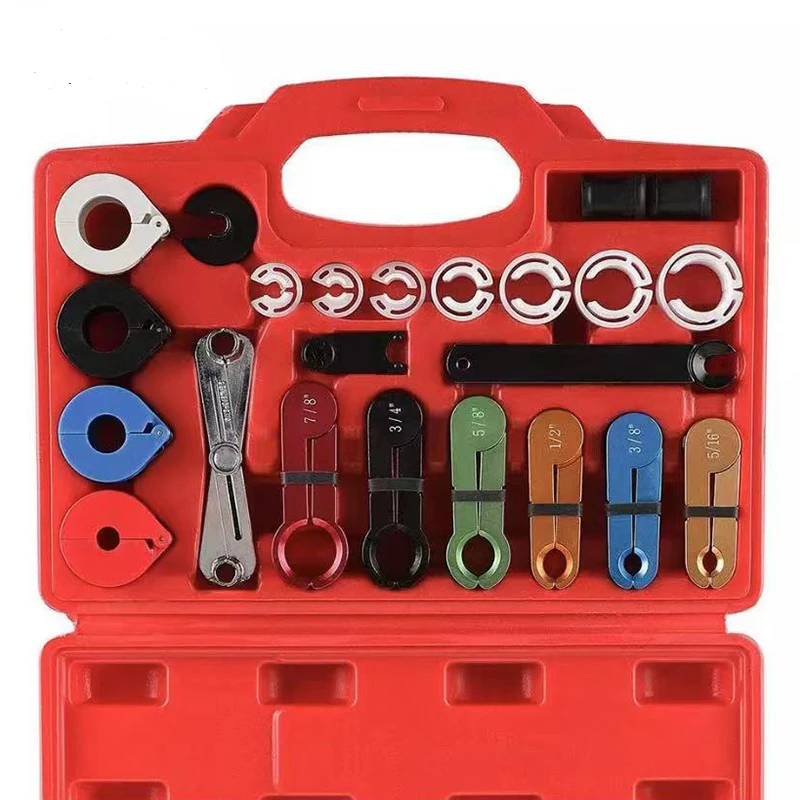 Master Quick Disconnect Tool Kit 22pcs for Fuel Line Automotive Air Conditioner and Transmission Oil Cooler Line