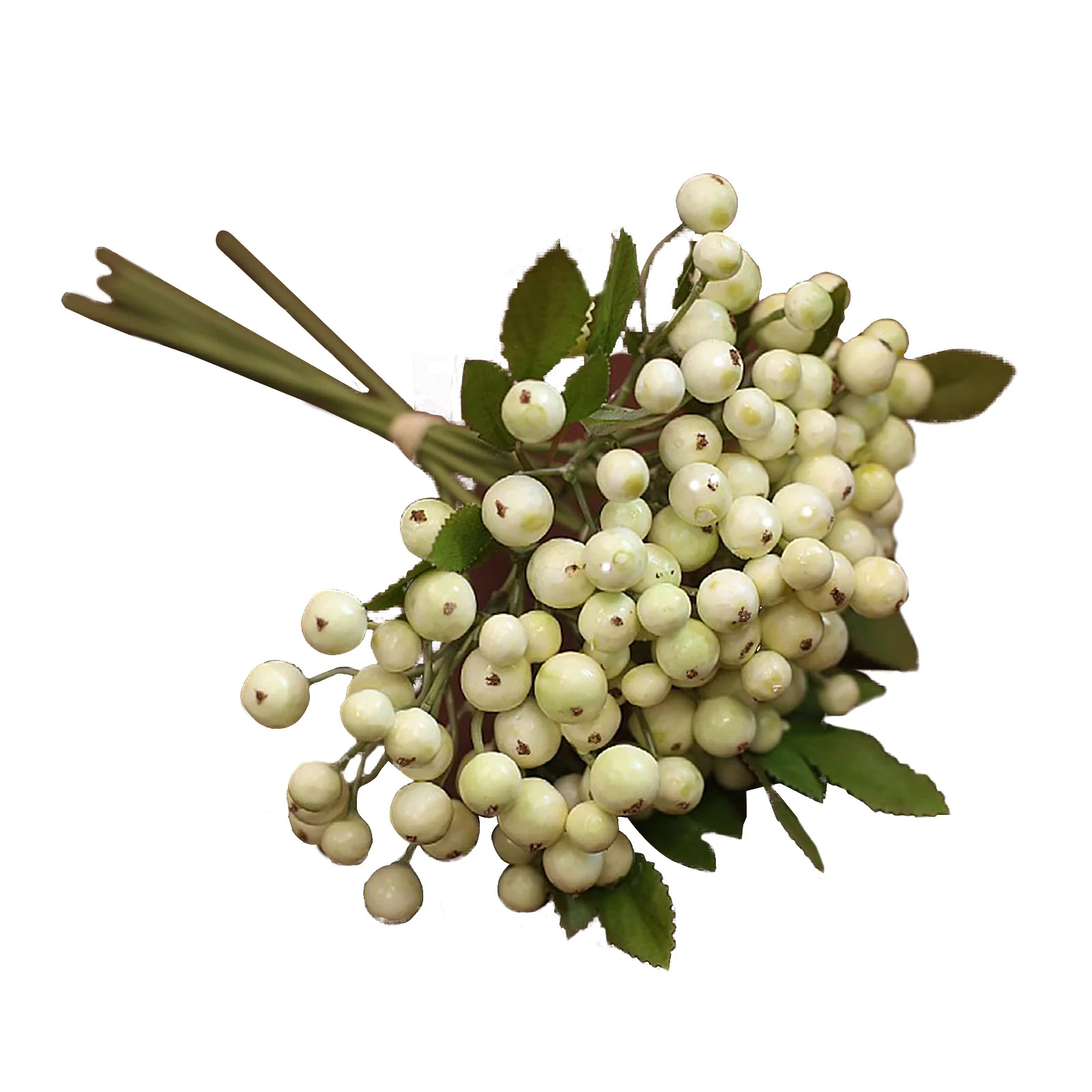 Blueberry Plant Stamen Flower Simulation Berry Christmas Fake Vivid And Lifelike Never Fade Bouquet Greening Olive Fruit Branch